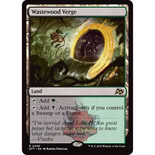 万智牌 污林边陲 Wastewood Verge 英文 平/闪/异画 乙太漂移