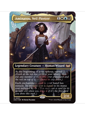 万智牌 洞帘师阿米娜图 Aminatou, Veil Piercer 扩画 暮悲邸