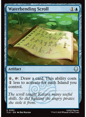 万智牌 waterbending scroll 截水神功卷轴 TLA 平/闪