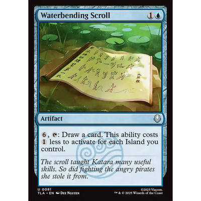 万智牌 waterbending scroll 截水神功卷轴 TLA 平/闪