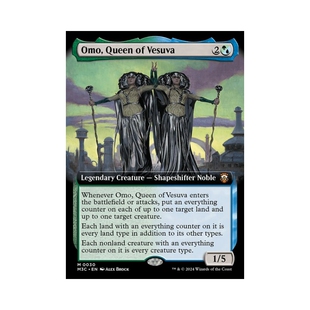 万智牌 维苏瓦女皇欧茉 扩画 简中/英文 摩登新篇3指挥官 多色 金