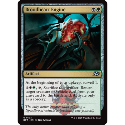 万智牌 育心引擎 broodheart engine 英 平/闪 乙太漂移 多色 银