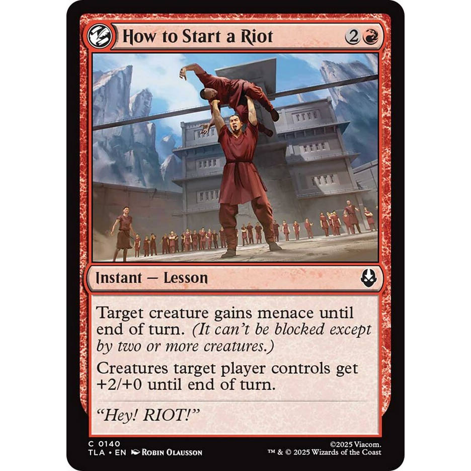 万智牌 how to start a riot 暴动指南 TLA 平/闪
