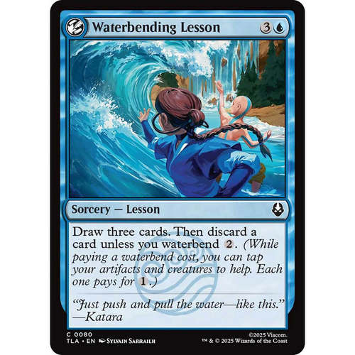 万智牌 waterbending lesson 截水修习 TLA 平/闪