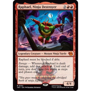 万智牌 TMT 忍者神龟 Raphael, Ninja Destroyer 忍者克星拉斐尔