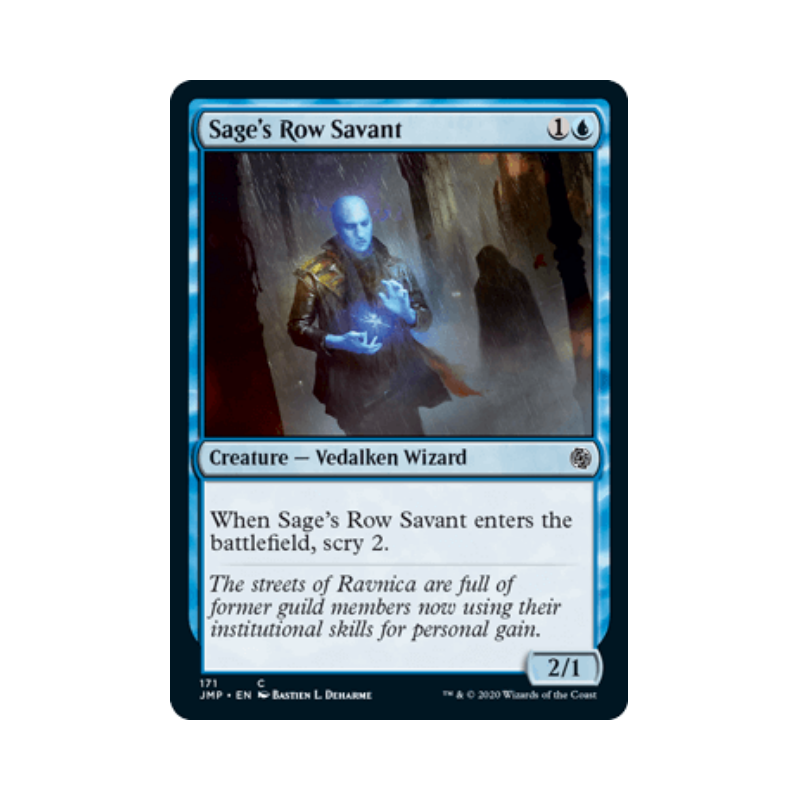 呆呆龙卡牌 万智牌 智者街学者 英文 JUMPSTART 蓝色