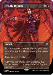 呆呆龙卡牌 万智牌 致命嬉闹 简中/英文 扩画 指挥官大师 黑色 金