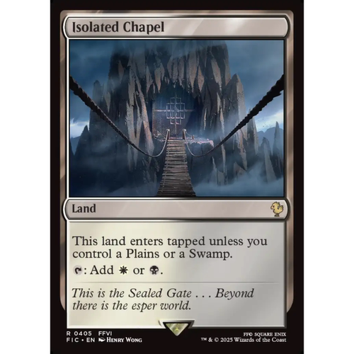 呆呆龙 万智牌 Isolated Chapel 平/闪/扩画 最终幻想