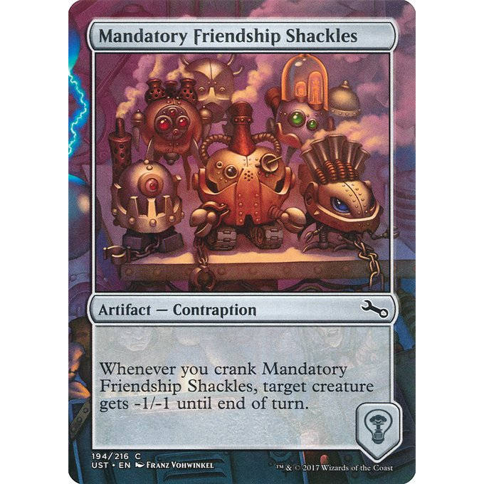 呆呆龙 万智牌 Mandatory Friendship Shackles 闪 英文 鸡飞3