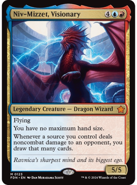 远见尼米捷 Niv-Mizzet, Visionary 平/闪/扩画 基石构筑 多色