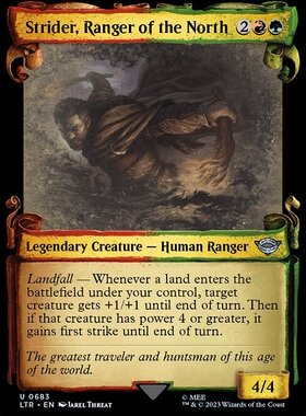 呆呆龙卡牌 万智牌 北方游民大步佬 英文 魔戒节假日版 多色 银