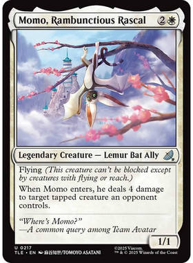 万智牌 momo rambunctious rascal 喧闹顽猴模模 TLE 闪