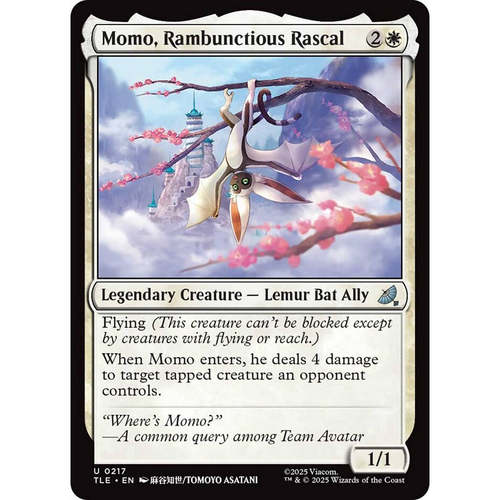 万智牌 momo rambunctious rascal 喧闹顽猴模模 TLE 闪
