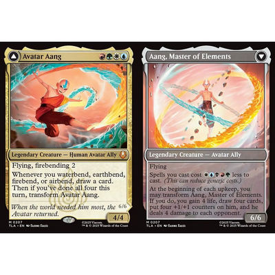 万智牌 Avatar Aang 降世神通安昂 TLA 异画 平/闪