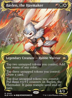 万智牌 干草堆匠拜棱 Baylen, the Haymaker 闪 英文 浮雕 斑隆洛