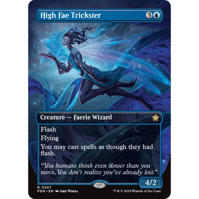 至高仙诈术师 High Fae Trickster 平/闪/异画 基石构筑 FDN 蓝色