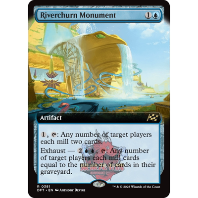 万智牌 河漩纪念碑 riverchurn monument 平/闪/扩画 乙太漂移