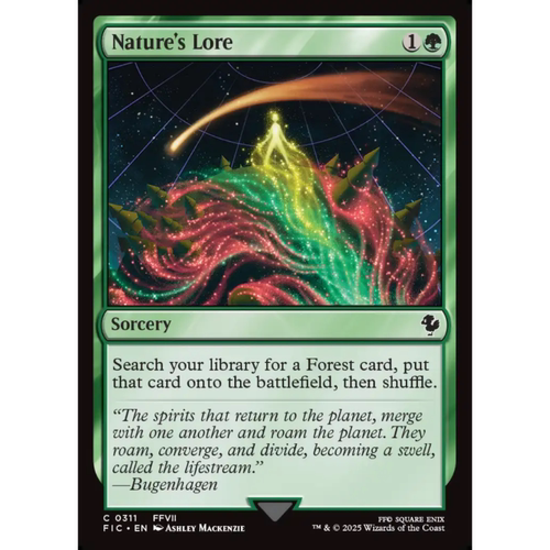 呆呆龙 万智牌 大自然的知识 Nature's Lore 平/闪/扩画 最终幻想