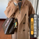 Длинный ремешок для сумки, цепь, поясная сумка, серебряная удлиняющая пряжка для бюстгалтера