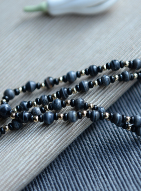 ｛海棠｝天然老药师珠玛瑙项链