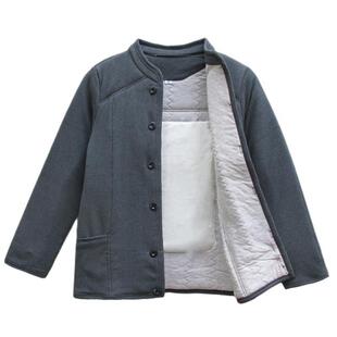 柔软防寒弹力休闲外套爷爷老人棉服 轻薄棉袄爸爸装 冬季 中老年男士