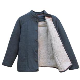 冬季 轻薄柔软棉袄内外穿老头保暖棉服弹力休闲外套棉衣 中老年男士