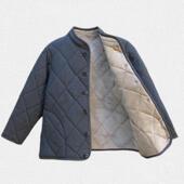 冬中老年男士 棉袄加绒加厚老人棉衣爷爷立领宽松柔软弹力保暖居家