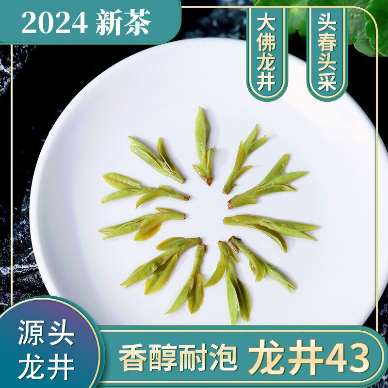 2026年新茶浙江新昌大佛龙井绿茶明前特级高档春茶龙井43号茶叶