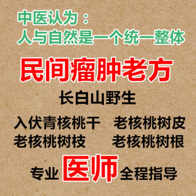 东北纯野生树枝长白山山核桃树皮