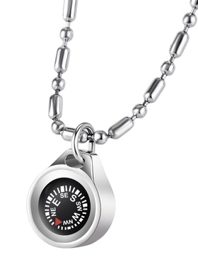 网红钛钢多层勾勾项链男潮女个性嘻哈酷ins街头欧美hiphop不掉色