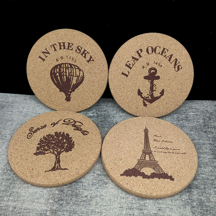 ins风软木隔热垫北欧杯垫木质