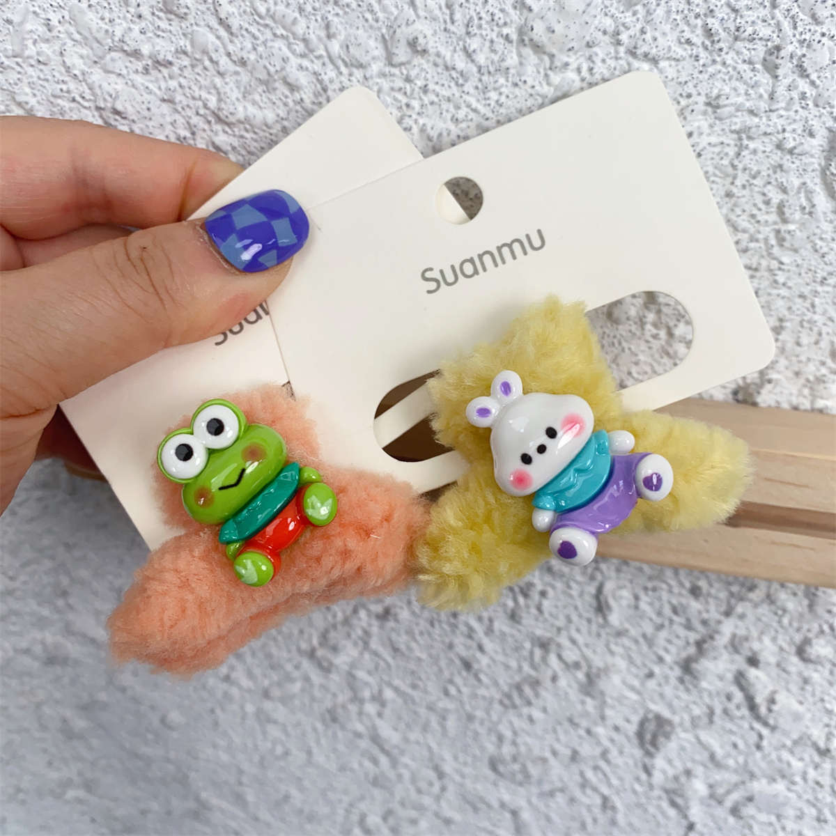 可爱毛茸茸卡通小抓夹