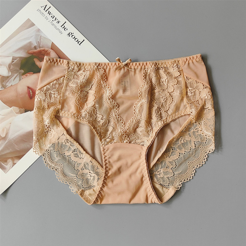 大码薄款透视纯棉裆抗菌三角裤