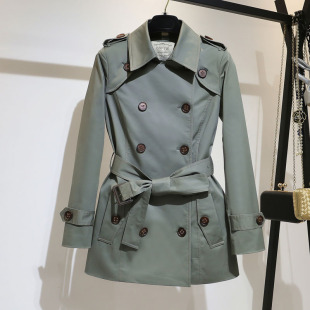 气质春秋款 小个子大衣女款 高贵 中长款 今年流行风衣女2026外套新款