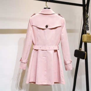 女士春季 风衣外套女2026春秋新款 超好看春款 早春中长款 小个子女款