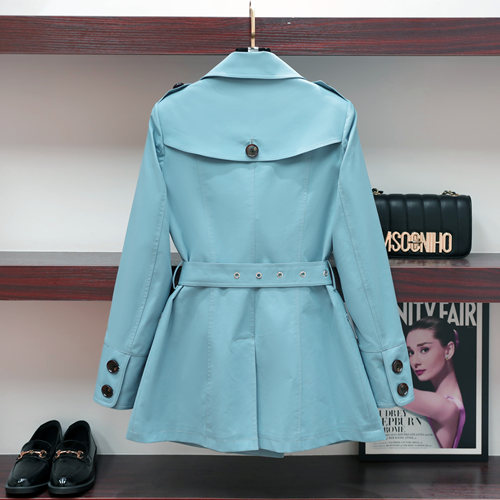 沈水之媛西装领中长款女士上衣