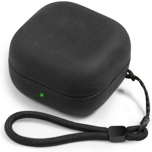 适用于三星疯马纹真皮保护套Galaxy Buds 4&4 Pro分体耳机保护壳