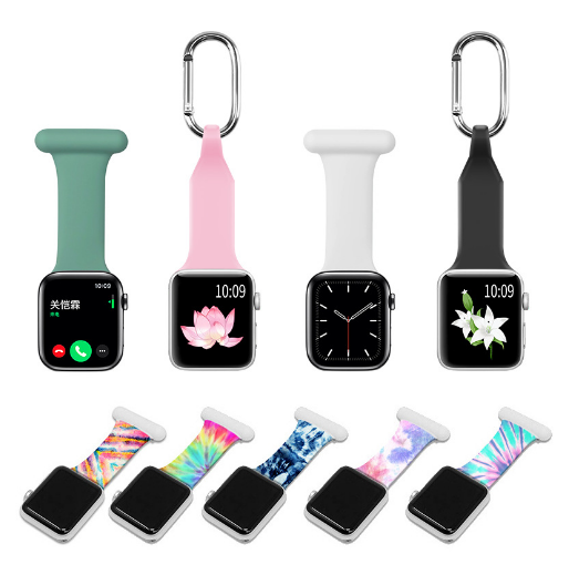 适用iwatch9/8表带7苹果applewatch6手表s5代护士挂表怀胸针包包 智能设备 智能手表手环表带/腕带 原图主图