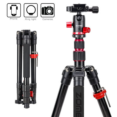 摄影相机三脚架ZOMEI卓美M5镁铝合金手机直播支架跨境供应Tripod