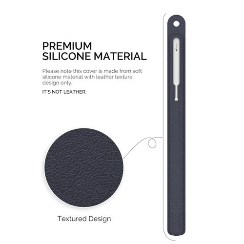 适用于Apple Pencil 3(USB C)1&2硅胶笔套苹果笔一二三代超厚笔壳手写笔皮革笔尖套收纳盒贴纸配件袋触控握