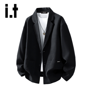 简约休闲西服男潮流宽松慵懒夹克外套YQ FIVECM春秋季 5cm
