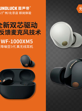 Sony/索尼 WF-1000XM5/XM4真无线蓝牙智能降噪豆入耳机圆声带行货