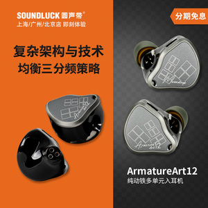水月雨ArmatureArt12纯动铁多单元HiFi入耳式耳机AA12 圆声带行货