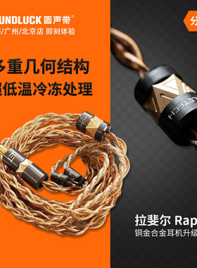 ELE拉斐尔Raphael铜金合金超低温冷冻耳机塞升级线Z1R 圆声带行货