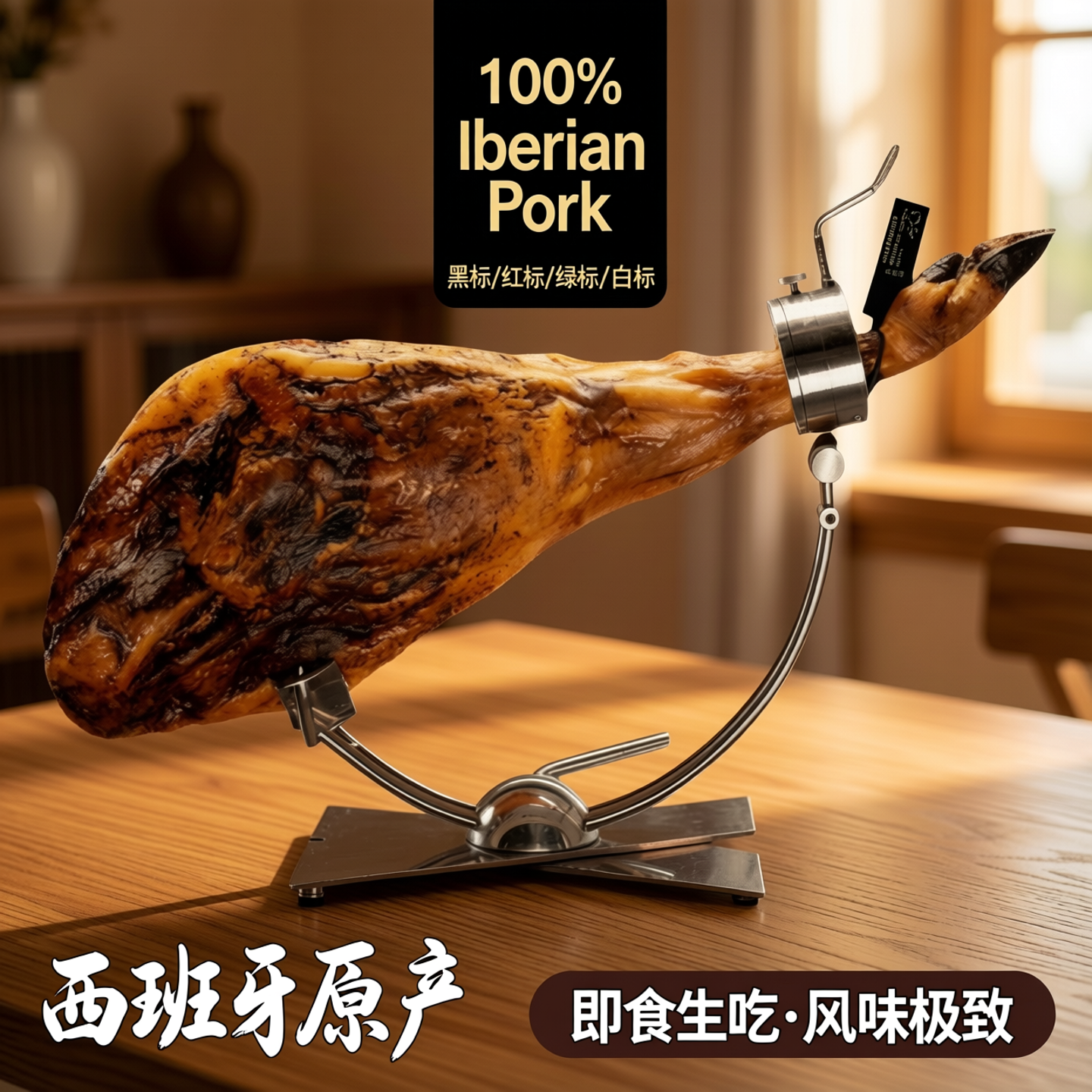 西班牙伊比利亚黑猪即食火腿