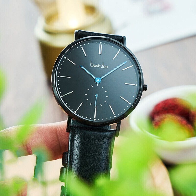 邦顿(bestdon)新概念简约手表男士石英表学生夜光时尚休闲男表