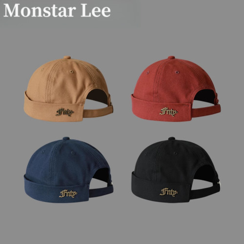 Monstarlee水手帽圆顶瓜皮帽