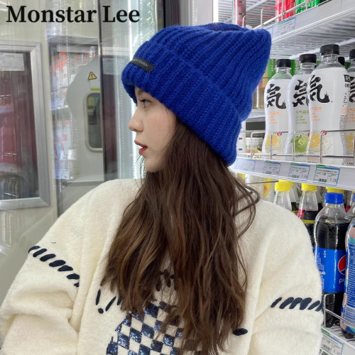 Monstarlee帽子女冬秋冬季
