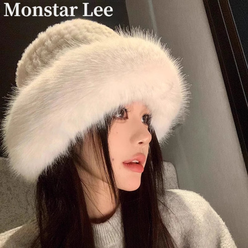 MonstarLee加厚防风渔夫帽盆帽