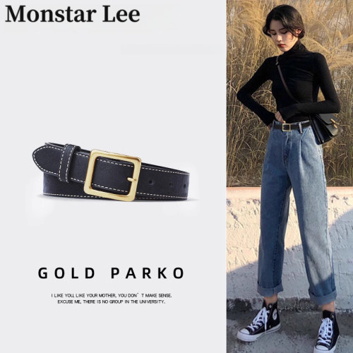 MonstarLee皮带女配针扣光身